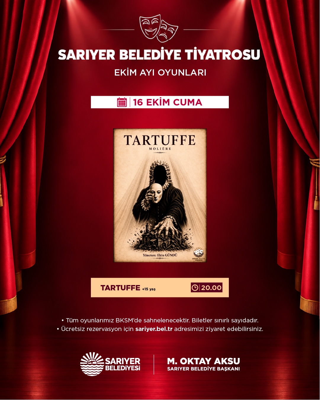 Tartüffe Tiyatro Oyunu  afişi